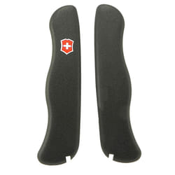 Genuine Victorinox Scales for 111mm Locking Blade Swiss Army Knife Handles - Black Linear Lock