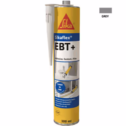 Sikaflex EBT+ Three In One Adhesive, Sealant and Filler, Grey, 300 ml
