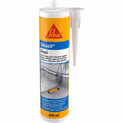 Sikasil Pool Chlorine Resistant Silicone Sealent Swimming Pools Wet Areas White