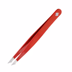 Rubis Evolution Swiss Cross Stainless Steel Tweezers Combined Pointed/Slanted Tips for Precise Eyebrows and Hair Removal 1K9 ...