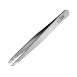 Rubis Ion-Coated Classic Stainless Steel Slanted Tweezers for Precise Eyebrows and Hair Removal  4K102 Rubis Switzerland Swiss Made World Renowned Pre
