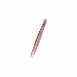 Classic Collection - Professional Eyebrow Tweezers Slanted Tip - Slanted Tweezers for Eyebrow Plucking and Hair Removal (Pink ...