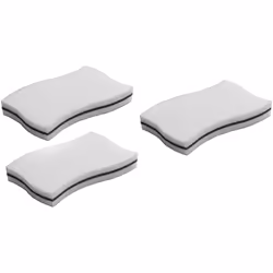 Sponges, Foam, White, 3 StÃ¼ck (1er Pack)