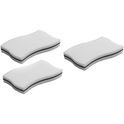Sponges, Foam, White, 3 StÃ¼ck (1er Pack)