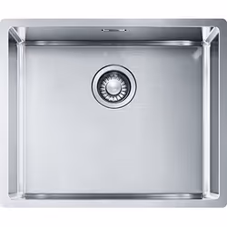 Franke 127.0369.282, Top-mounted sink, Rectangular, Stainless steel, Stainless steel, 1 bowls, Rectangular