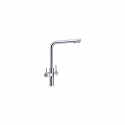 Franke Neptune Clear Water, Chrome, Lever handles, Double, Type L, Ceramic, 2.8 cm