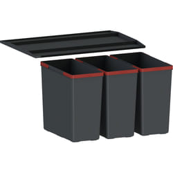 Franke 121.0494.192 waste container Rectangular Black