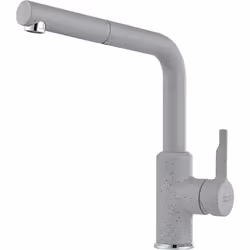 Franke Urban, Pull-out, Silver, Lever handles, Single, Type L, Ceramic