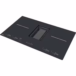 Franke Mythos 2gether Black Built-in 83 cm Zone induction hob 4 zone(s) Built-in hood