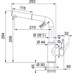 Franke 115.0627.523 kitchen faucet Black - Additional view 2