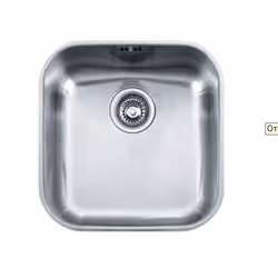 Mepamsa 122.0667.807, Top-mounted sink, Square, Stainless steel, Stainless steel, 1 bowls, 400 x 400 mm