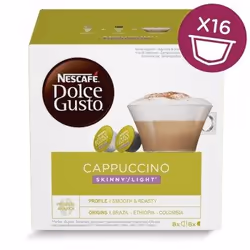 Nescafé Dolce Gusto Cappuccino Skinny / Light, Coffee capsule, Cappuccino, Dolce Gusto, 8 cups, Multicolour, Nescafé