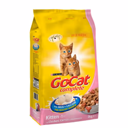 Go-Cat Kitten With Chicken Milk & Vegetables Dry Cat Food 2Kg