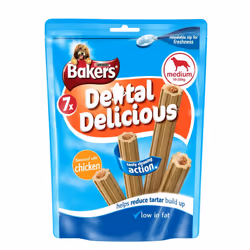 Bakers Dental Delicious Medium Chicken 200g (Pack of 6)