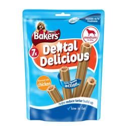 Bakers Dental Delicious Medium Chicken 200g (Pack of 6)