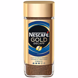 Nescafé Gold Blend Decaff Instant Coffee, 100 g (Pack of 6)