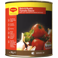 Maggi Gluten Free Rich & Rustic Tomato Sauce - 1x3kg