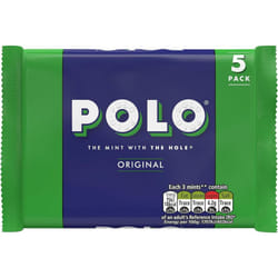 Nestle POLO Original Mint Pack Of 5 25g Rolls