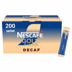 Nescafe Gold Blend Decaff Instant Coffee 200 Sachets