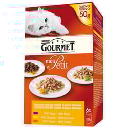Gourmet Mon Petit Poultry 6x50g (Pack of 8)