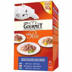 Gourmet Mon Petit Fish 6x50g (Pack of 8)