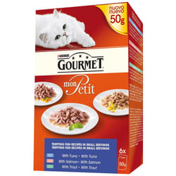 Gourmet Mon Petit Fish 6x50g (Pack of 8)
