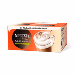 Nescafe Cafe Menu Cappuccino Unsweetened Taste Sachets (pack of 50)