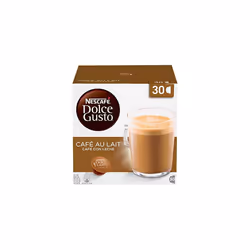 Nescafe Dolce Gusto Caf Au Lait Coffee Pods Pack of 3 Total 90 Capsules