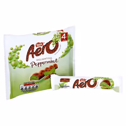 Aero Mint Chocolate Bar, 4 x 27g