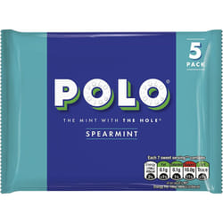 Polo Mints Spearmint Multipack, 5 x 25g