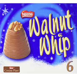 NestlÃ© Walnut Whip 6 Pack 180g