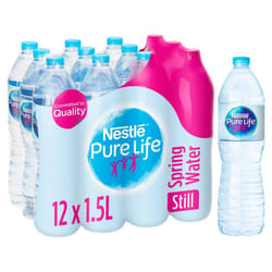 Nestle Pure Life Still Spring Water 1.5L (Pack of 12)