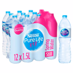 Nestle Pure Life Still Spring Water 1.5L (Pack of 12)