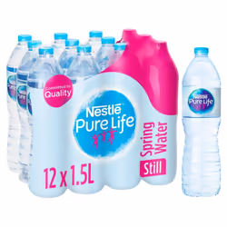 Nestle Pure Life Still Spring Water 1.5L (Pack of 12)