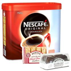 Nescafe Original Coffee Granules Tin 750g (2 Free Border Biscuits)