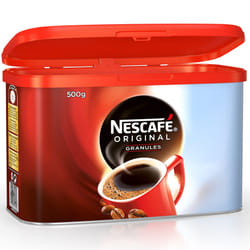 NESCAFÃ Original Coffee Granules Tins - 6x500g