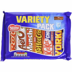 Nestle Mixed Multipack Chocolate Bars, 264 g, Pack of 12 x 6 variety pack(total 72 bars)