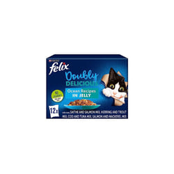 Doubly Delicious Ocean Recipes Cat Food 12x100g, Pack of 4