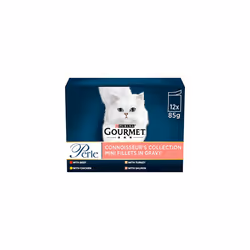 Perle Connoisseurs Collection Gravy Wet Cat Food 12x85G, Pack of 4