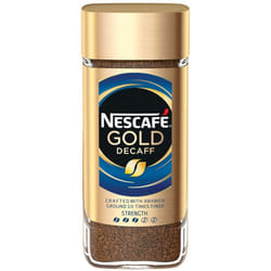 Nescafe GOLD Blend Decaff Instant Coffee 100g (Pack of 6)