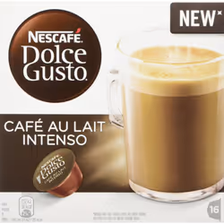 NESCAFÃ Dolce Gusto CafÃ© au Lait Intenso Coffee Pods, 16 Capsules (Pack of 3 - Total 48 Capsules, 48 Servings)