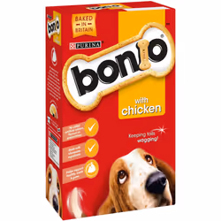 Bonio Chicken Flavour Adult Dog Biscuit, 1.2kg