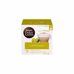 NESCAFE Dolce Gusto Cappuccino Coffee Pods - total of 45 Cappuccino Coffee Capsules - Italian Classic Coffee (3 Packs)