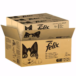 Felix Mixed Selection in Jelly Cat Food, 120 x 100 g