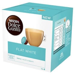 Nescafé Dolce Gusto Flat White Coffee 16 Capsules (Pack 3) - 12367386