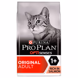 Purina Original OPTISenses, Adult, Salmon, 3 kg, Antioxidants included