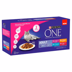 Purina One Adult Cat Mini Fillets In Gravy 40x85g