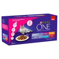 Purina One Adult Cat Mini Fillets In Gravy 40x85g