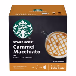 Starbucks by Nescafe Dolce Gusto Caramel Macchiato Coffee 12 Capsules