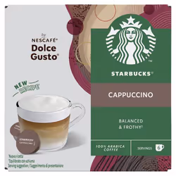 Starbucks by Nescafe Dolce Gusto Cappuccino Coffee 12 Capsules (Pack 3